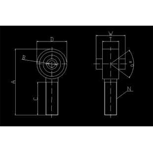 4x4 Proyect Design 2.5 Series 4PD045204 Rotule aute resistance